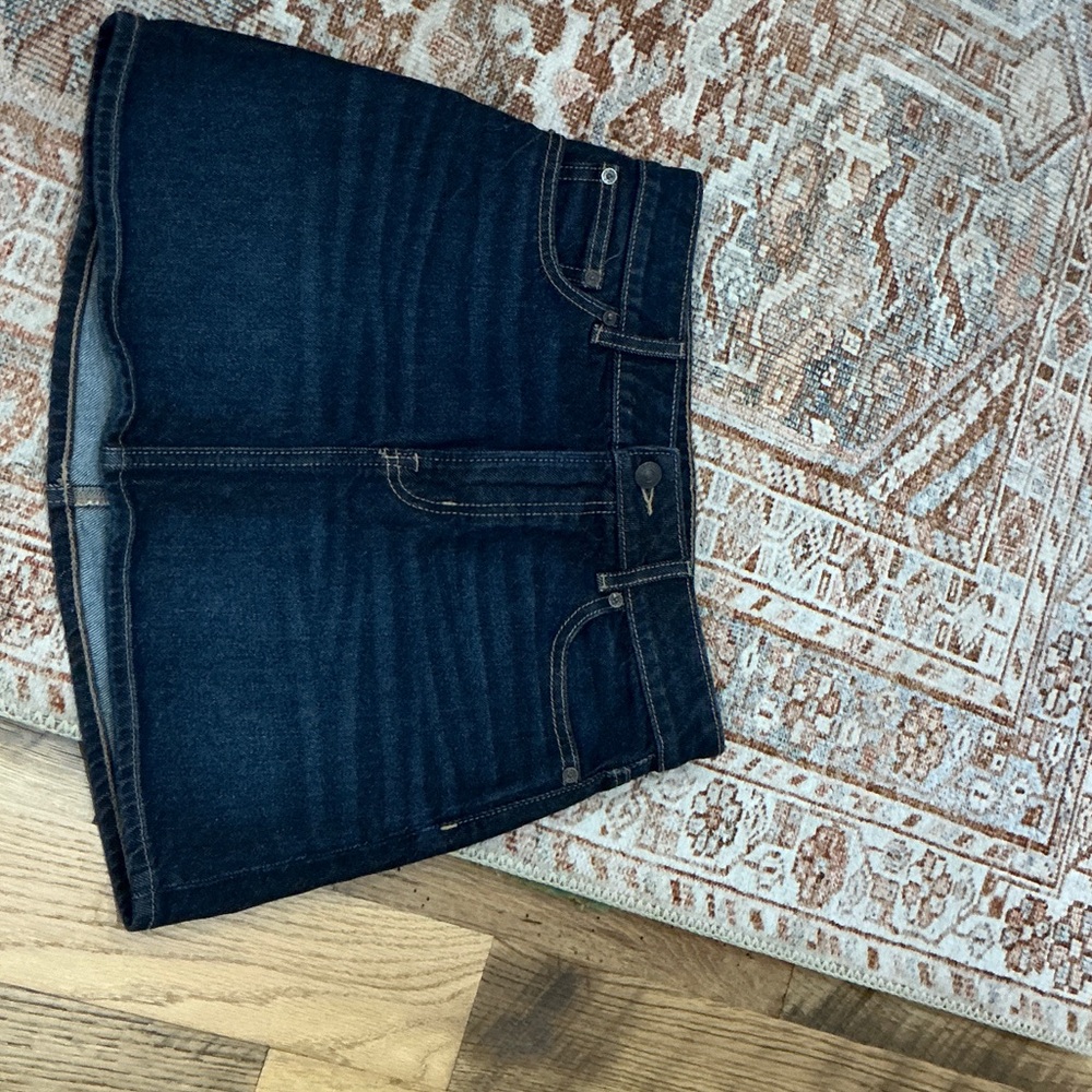 American Eagle Outfitters Dark Blue Mini Skirt